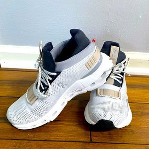 On- Cloudnova in White Sand